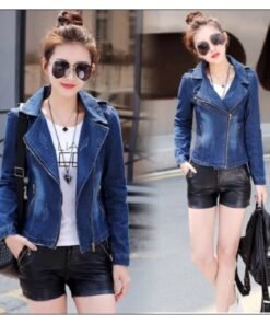 DENIM ZIPPER JACKET