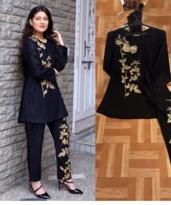 SEQUENCE EMBROIDERED SUIT