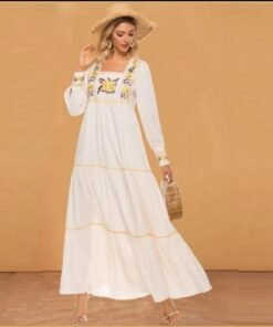 Alternative view of EMBROIDERED MAXI / FROCK