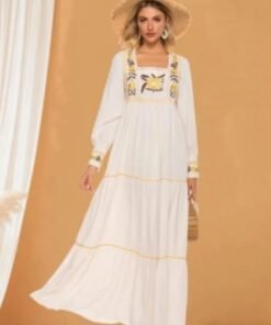 EMBROIDERED MAXI / FROCK
