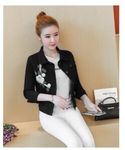 Alternative view of EMBROIDERED JACKET