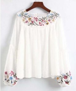 EMBROIDERED TOP