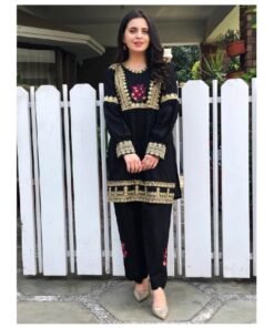EMBROIDERED 2 PIECE SUIT