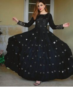 Alternative view of MIRROR WORK FROCK / MAXI