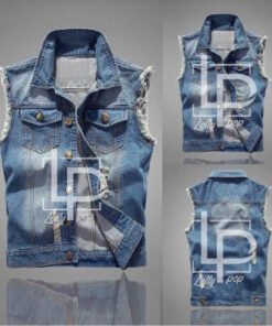 SLEEVELESS DENIM JACKET