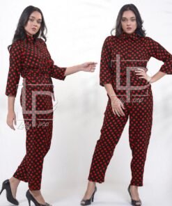 Alternative view of DOTTED JUMP SUIT