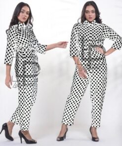DOTTED JUMP SUIT