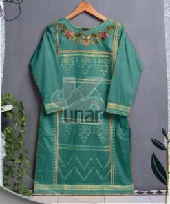 EMBROIDERED NECK KURTI