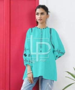 Alternative view of EMBROIDERED SLEEVES KURTI