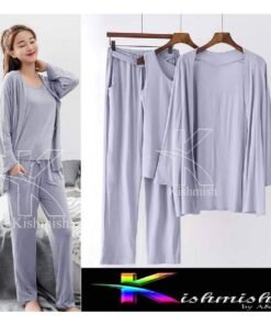 Alternative view of THREE PIECE NIGHT SUIT