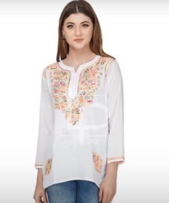 EMBROIDERED TOP