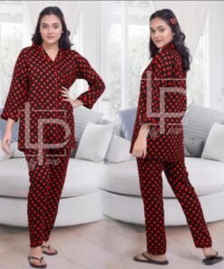 Alternative view of DOTTED NIGHT SUIT