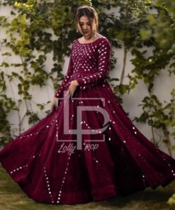 MIRROR WORK FROCK