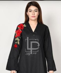 Alternative view of EMBROIDERED TOP