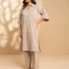ALKARAM RTW | SHIRT & CULOTTE YARN DYED | PRINTED CO-ORD