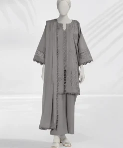 GREY LIMINAL 3PC STITCHED | JLAWN-S-25-254/S LIMITED EDITION-01