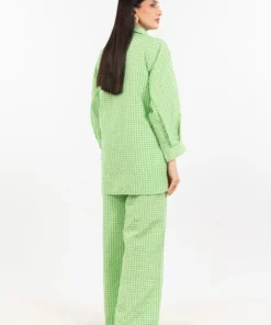 Alternative view of ALKARAM RTW | SHIRT & TROUSER YARN DYED | SOLID CO-ORD