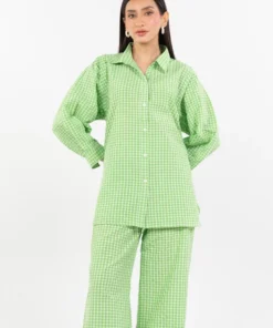 ALKARAM RTW | SHIRT & TROUSER YARN DYED | SOLID CO-ORD
