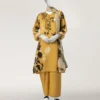 YELLOW LAWN EMBROIDERED STITCHED 2PC